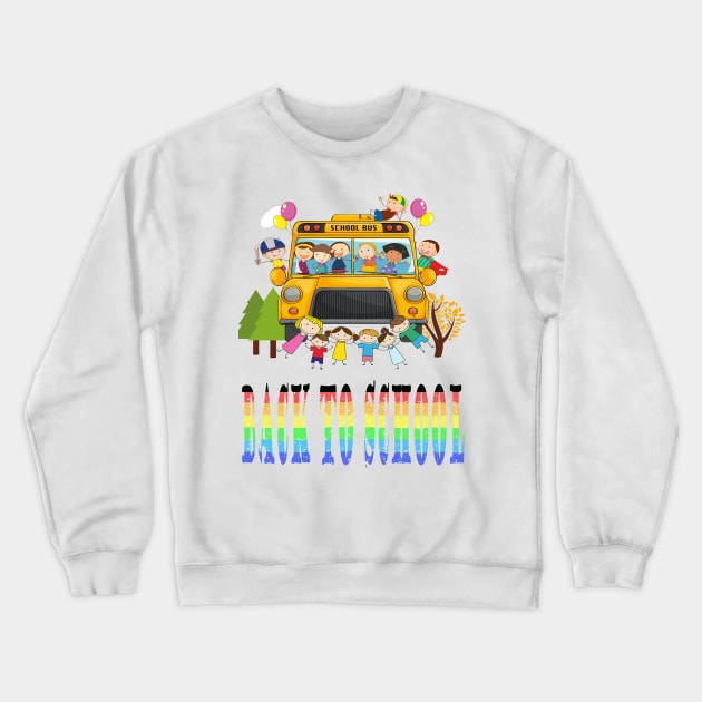 back to school Crewneck Sweatshirt by minaadel